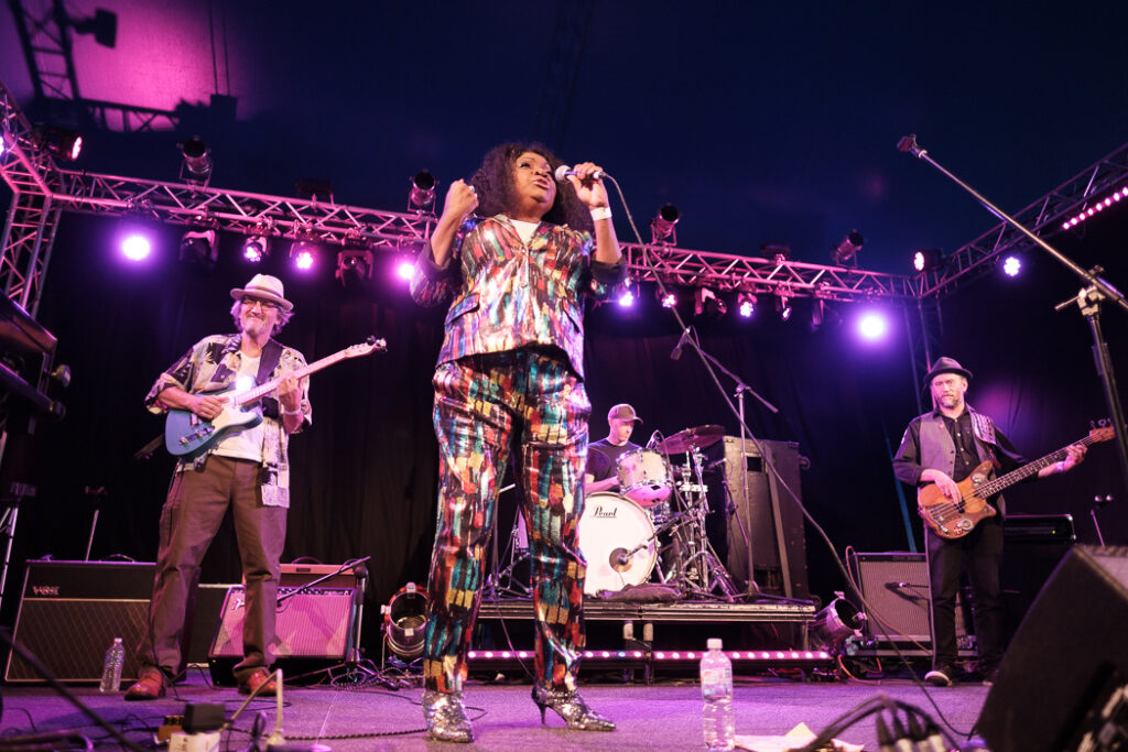 Sonia Astacio at the 2023 Mitchell Creek Rock 'N' Blues Fest. Photo credit: ©what.i.see.photography