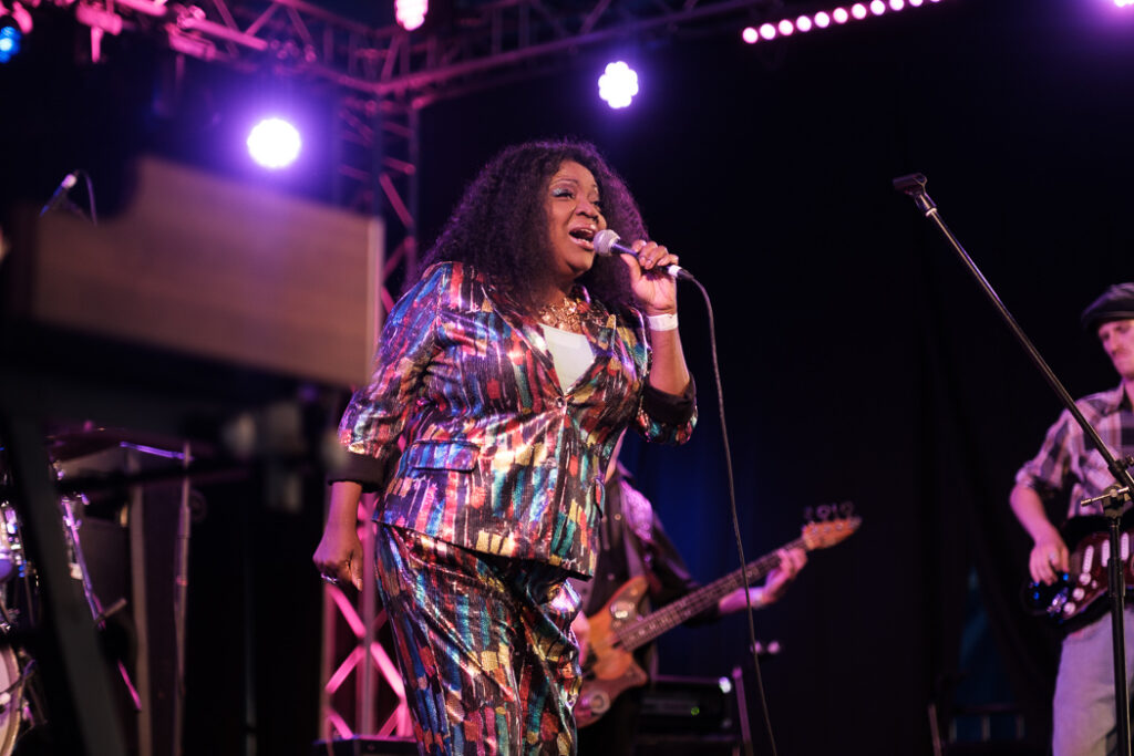 Sonia Astacio at the 2023 Mitchell Creek Rock 'N' Blues Fest. Photo credit: ©what.i.see.photography