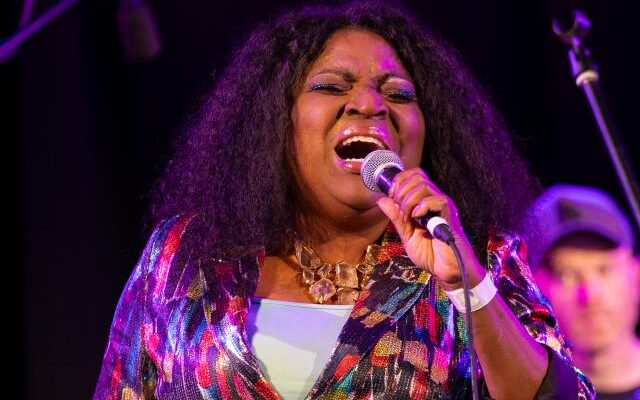 Sonia Astacio at the 2023 Mitchell Creek Rock 'N' Blues Fest. Photo credit: ©Shane Zahner