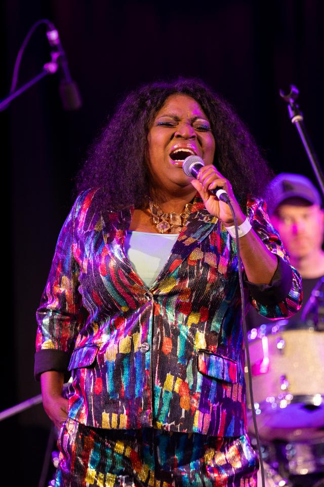 Sonia Astacio at the 2023 Mitchell Creek Rock 'N' Blues Fest. Photo credit: ©Shane Zahner